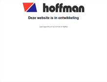 Tablet Screenshot of hoffman.nl